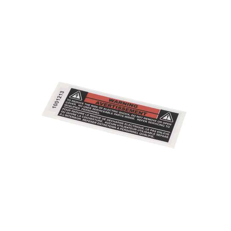 ANTUNES 1001213 LABEL SHOCK HAZARD