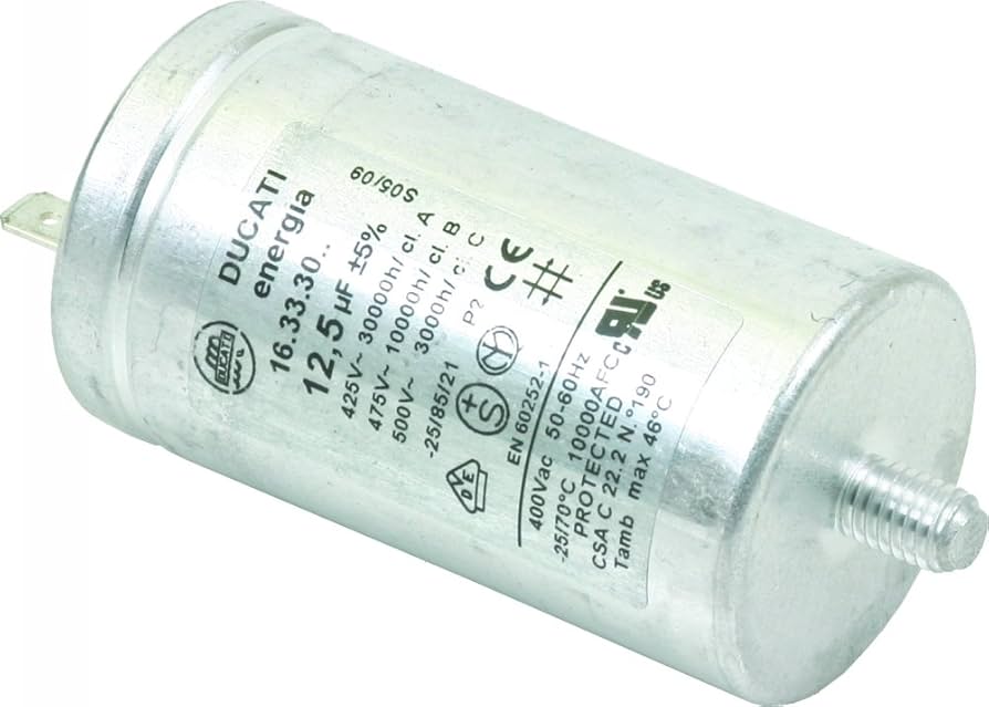 DUCATI-CAPACITOR ENERGIA 12,5µF  450V 50/60Hz