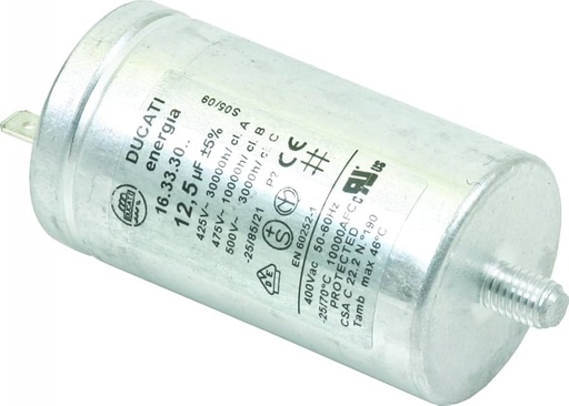 [ELX047541] DUCATI-CAPACITOR ENERGIA 12,5µF  450V 50/60Hz
