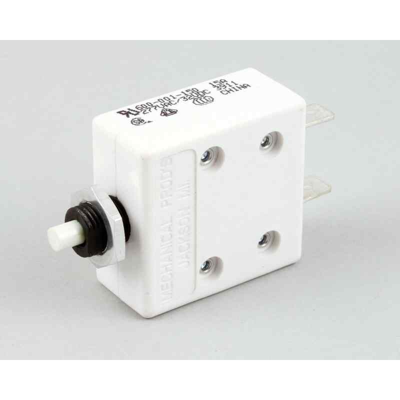 HENNY PENNY-EF02-125 Breaker, Push Button Reset, 15A