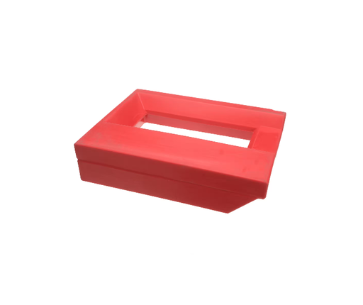 [19003754] Franke Foodservice System-Removable Bottom, Red, Silicone Rubber, Single Lane F3D3