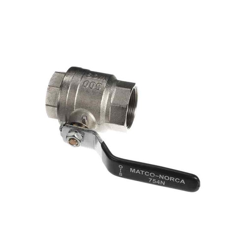 [04820-111-71-46] JACKSON 04820-111-71-46 Ball Valve with Handle, Drain, 1 1/2"