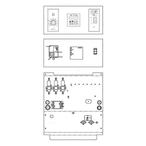 [AN86205400] BKI AN86205400 ASSEMBLY, Control PANEL, 220/3