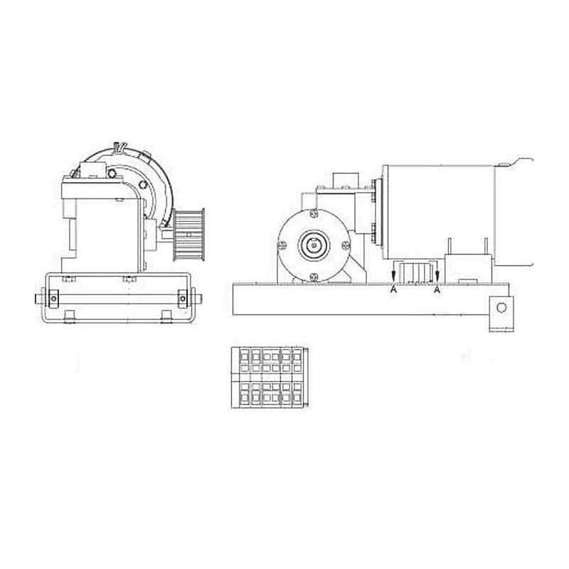 BKI AB95148100 Motor Plate 220-240V Dr Assembly