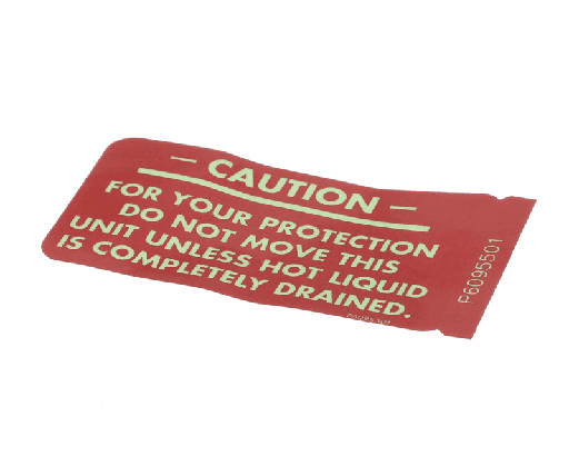 [PTP6095501] PITCO P6095501 Sticker, Caution