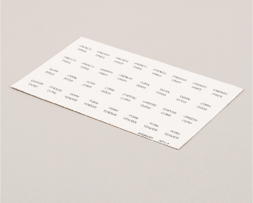 [PTA6085001] PITCO A6085001 Labels, Culvers LH