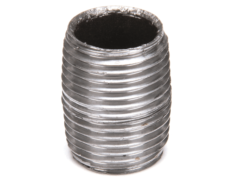 PITCO P7037090 Nipple, Close, 1/2", Black
