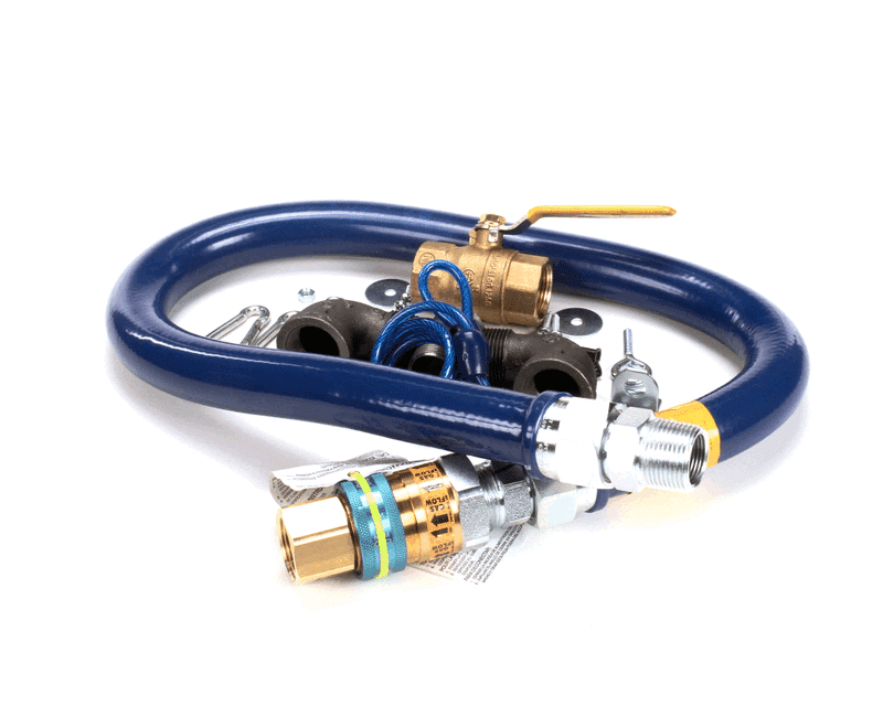 PITCO B8003106 Gas Hose, 48' x 1", Quick Disconnect, Restraining Device