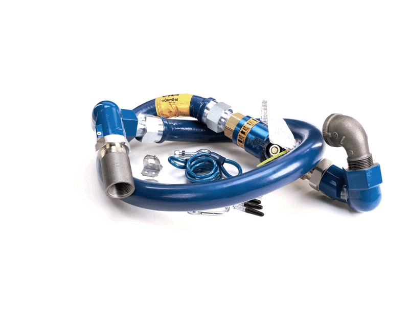 PITCO B8003112 Gas Hose Kit, 48 x 1", with Restraining Cable