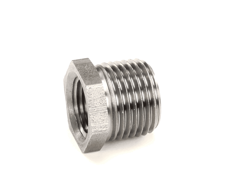 PITCO P7036014 Reducing Bushing, Hex, 1/2" x 3/8" NPT, Black Iron