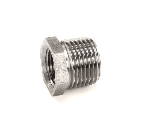 [PTP7036014] PITCO P7036014 Reducing Bushing, Hex, 1/2" x 3/8" NPT, Black Iron