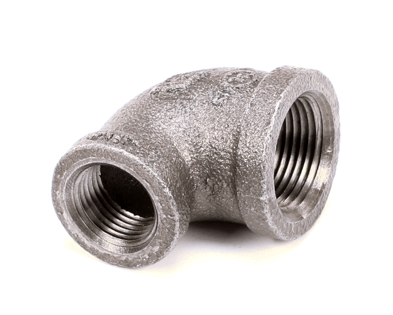 PITCO PP10485 Elbow, 90 Degree, 3/4" x 1/2" Inside NPT, Black Iron