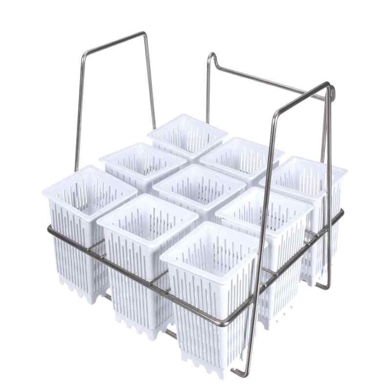 PITCO B9010006-C Individual Serving Pasta Baskets with Rack Set