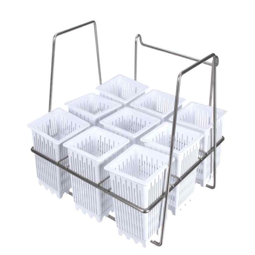 [PTB9010006-C] PITCO B9010006-C Individual Serving Pasta Baskets with Rack Set
