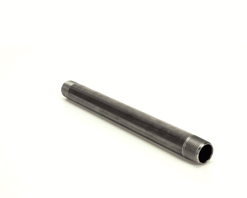 PITCO 60131306 Nipple, 3/4" x 11", Black
