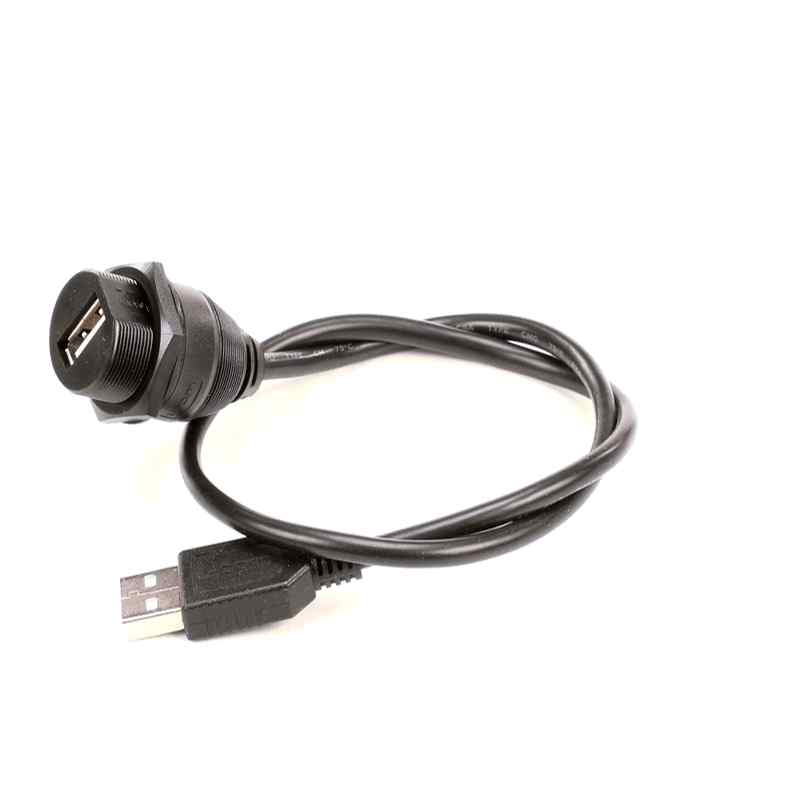 PITCO 60195501 USB Cord, Female/Male, Panel Mount