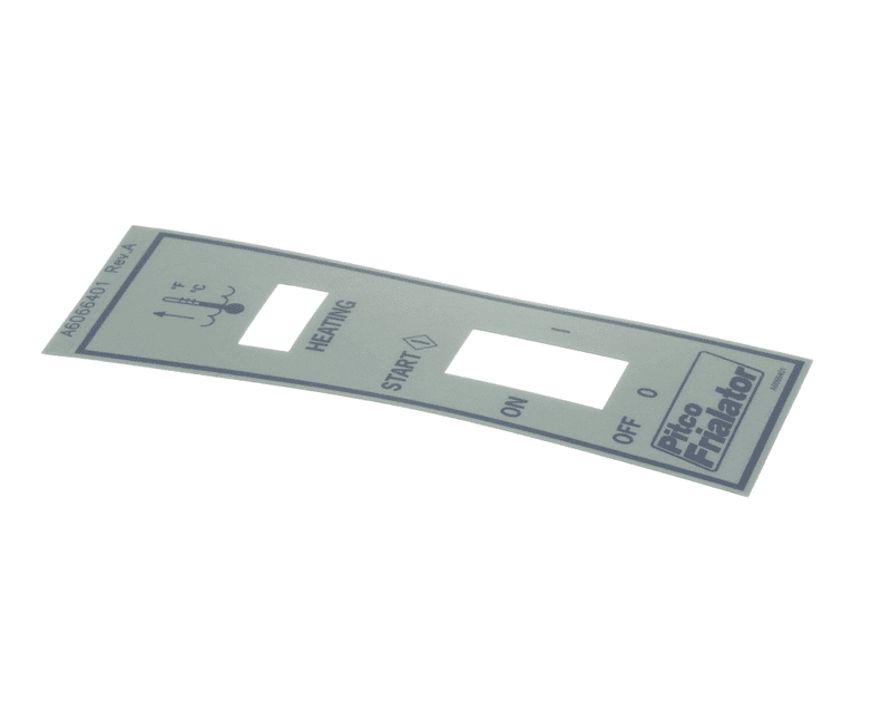 PITCO A6066401 Overlay, Front Panel, 7-2/7-3/7-4WK