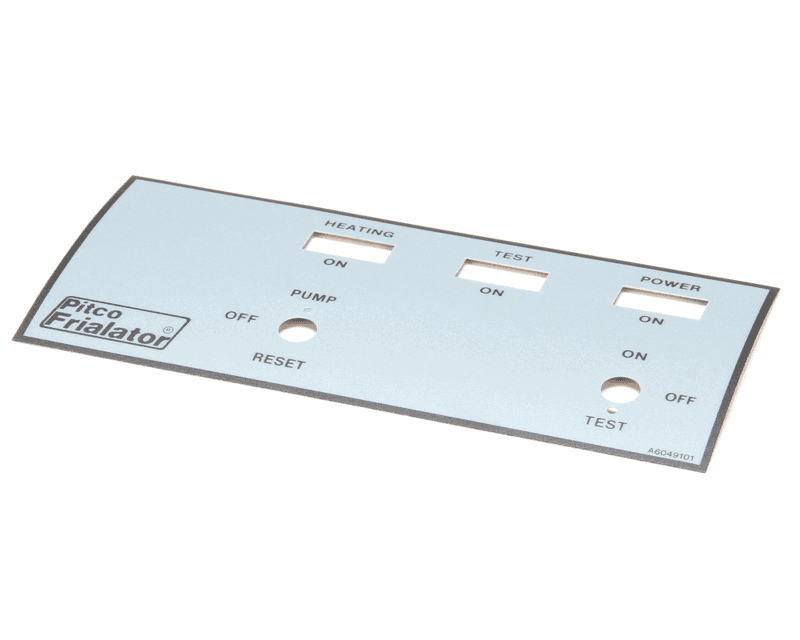PITCO A6049101 Label/Overlay, Front Panel, Right Hand, E147UFM