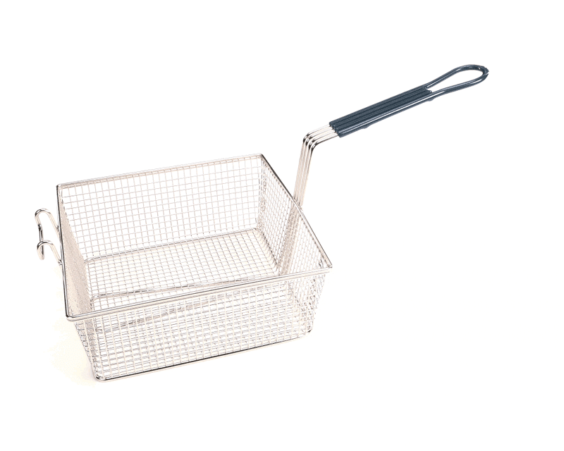 PITCO P6072123 Fry Basket with Front Hook & Insulated Handle, Regular Mesh, 11-1/2" x 11-1/2" x 4-1/4", Model 12 Fryer