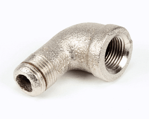 [PTP7037752-1] PITCO P7037752-1 Street Elbow, 3/8", 90°, Plated, Filter Pan Elbow