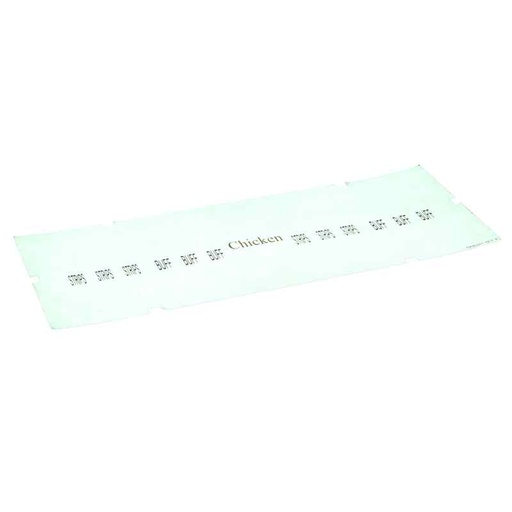 [A6085501] PITCO A6085501 Label/Overlay, Chicken, Hooters