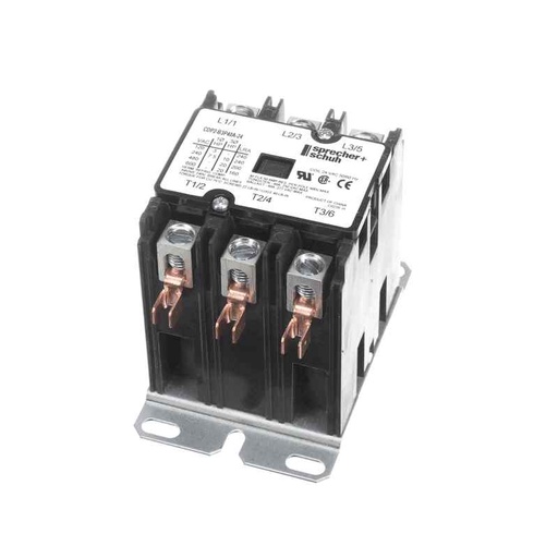 [PT60157202] PITCO 60157202 Contactor, 3 Pole, 24VAC Coil, 50A