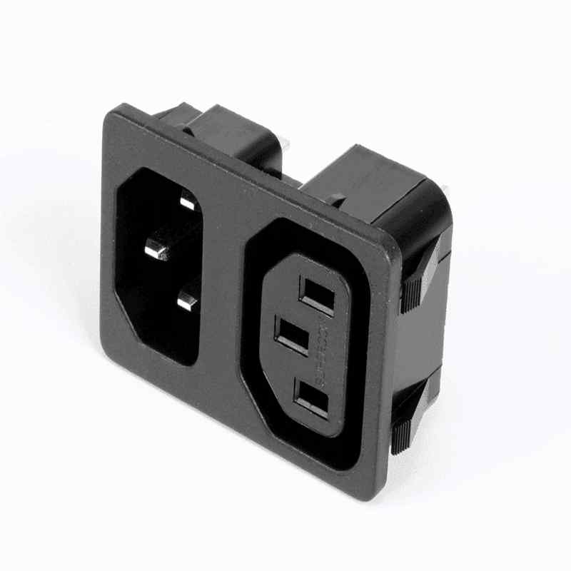 PITCO 60148401 Connector, Power In and Our, IEC-320
