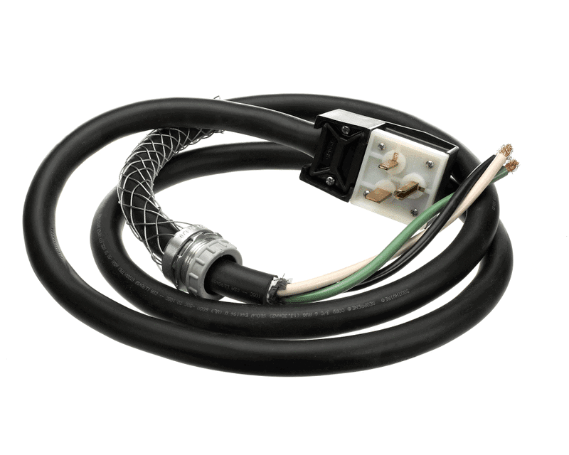 PITCO B6780702 Power Cord with 6-50P Plug, 6 Gauge, 250 Volt, 50 Amp, 72"