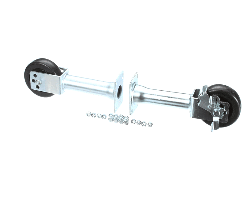 PITCO B3902110 Caster Set, 1 Locking/1 Non Locking, 10", Rigid