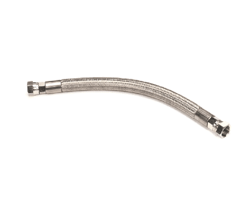 [PT60135903] PITCO 60135903 Flex Hose with Swivel Fittings, PTFE/Braided Stainless Steel, 17.5"