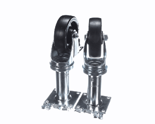 [PTB3902101-C] PITCO B3902101-C Swivel Plate Caster, Set of 2, 1 Locking, 1 Non-Locking