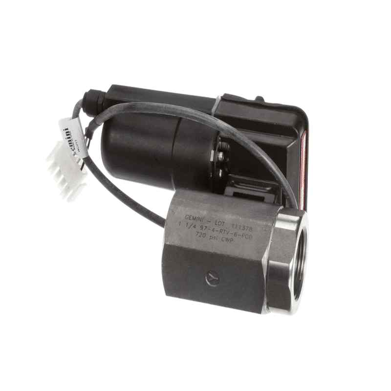 PITCO 60186601 Ball Valve, 1-1/4", Powered 24VDC
