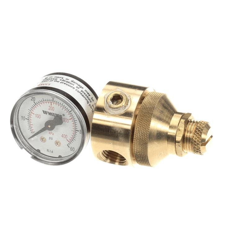 PITCO 112-000002-001 Pressure Regulator with Gauge, Water, 0-60 PSI