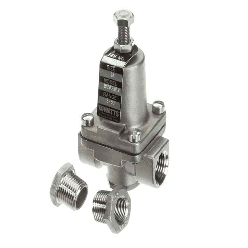 PITCO 60177801 Water Pressure Regulator, 3-50PSI, 3/8"