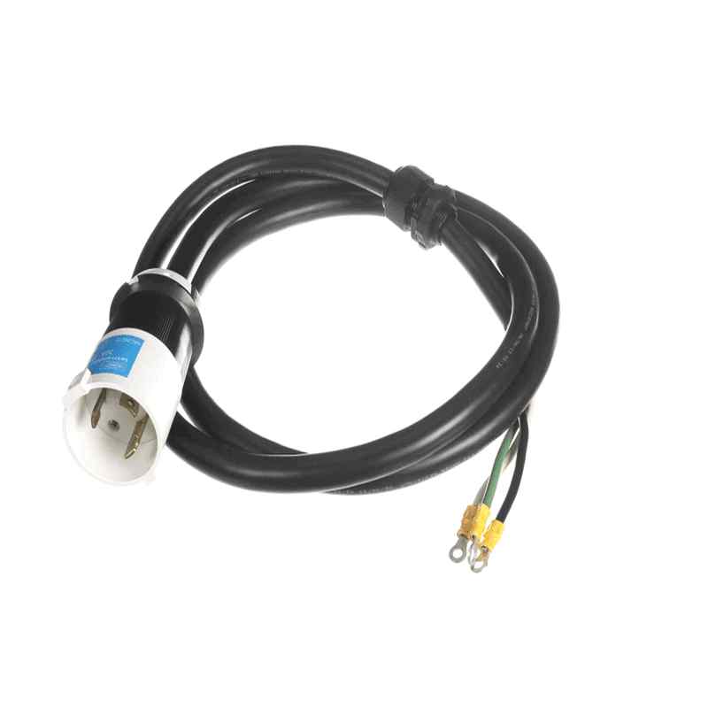 PITCO 60129102 Power Cord with Male Plug & Strain Relief Bushing, Twist-Lock, 30 AMP, 250 Volt, L6-30P