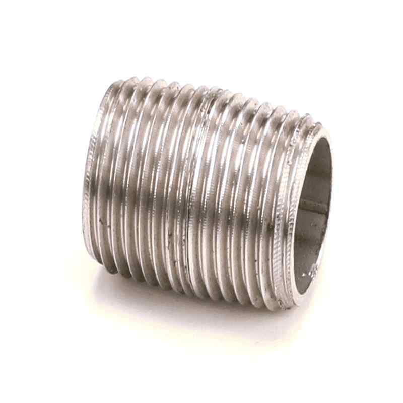 PITCO 6DT934 Close Nipple, 1/2" NPT, Stainless Steel