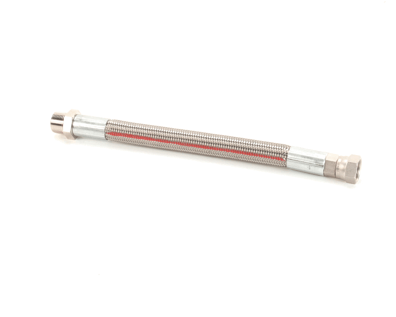 PITCO 60132201 Hose, PTFE Swivel, Braided Stainless, FxMPT