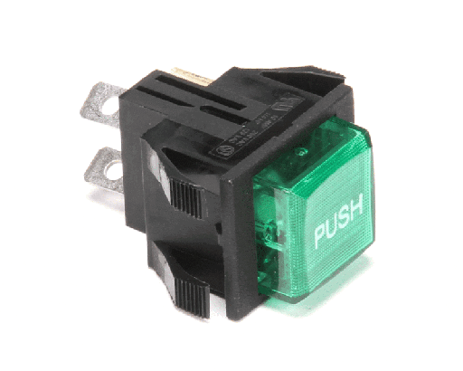 [L455AL] Crathco L455AL Switch, Pushbutton, Lighted Green, DPST