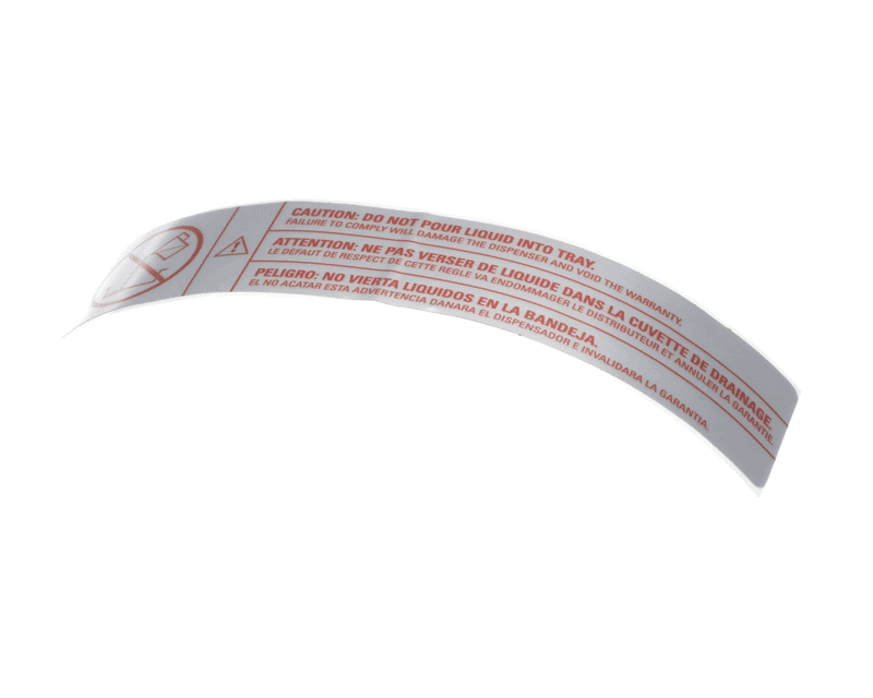 Crathco 61848 Decal, Front Caution