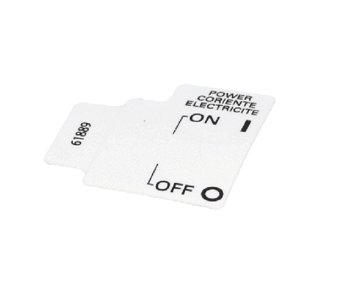 [61889] Crathco 61889 Label, Power Switch