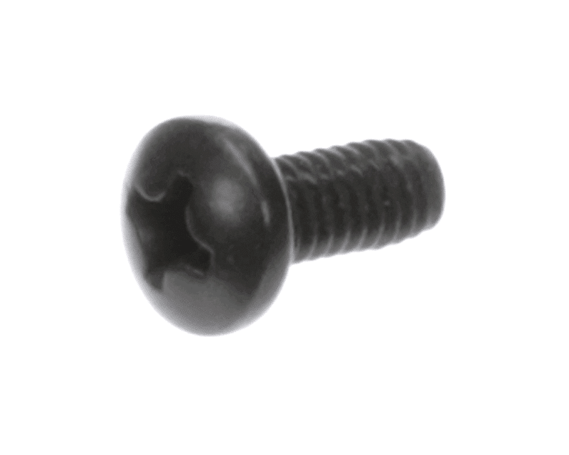 Crathco 61303 Screw, Phillips Pan Head, 8-32 x 3/8", Black