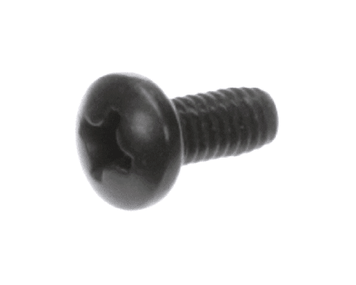 Crathco 61303 Screw, Phillips Pan Head, 8-32 x 3/8", Black