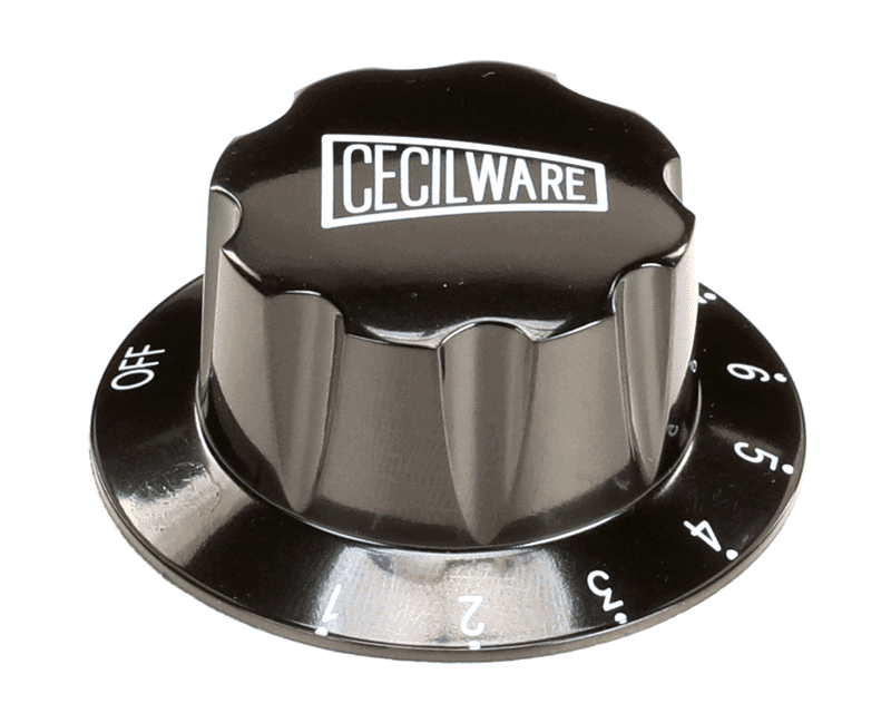 Crathco 355-00070 Knob, Thermostat, Black, 1-10