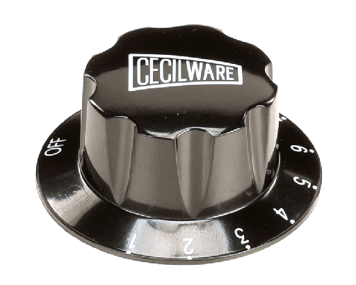 [355-00070] Crathco 355-00070 Knob, Thermostat, Black, 1-10