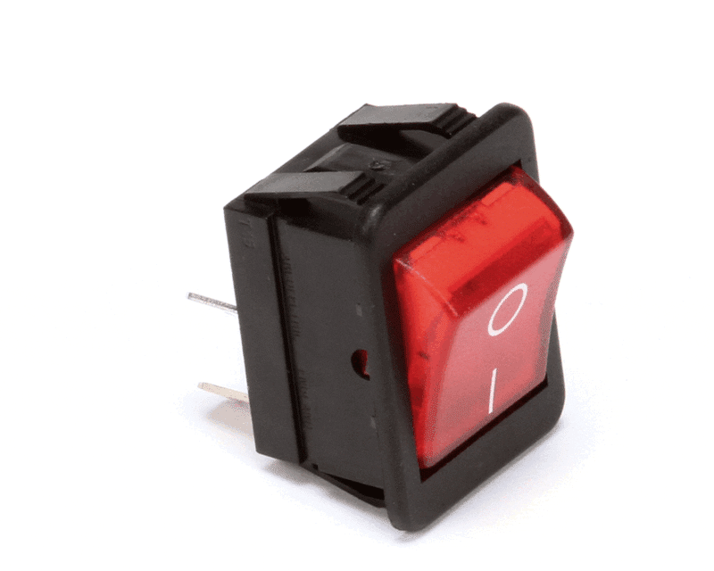 Crathco L155AL Switch, Red Rocker, Power On / Off, Java / Urn