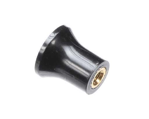 [86223] Crathco 86223 Knob, Lid, 800 Series, Black, Coffee Grinder Knob