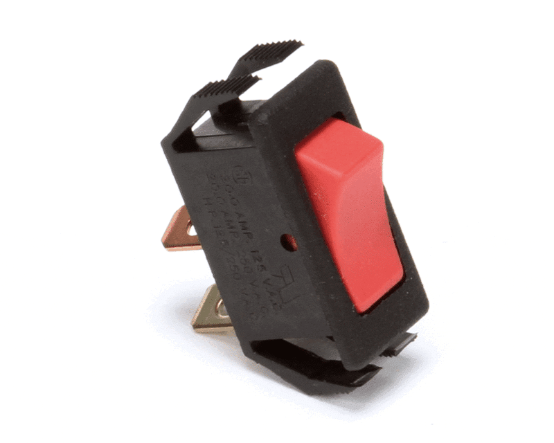 Crathco 83327 Rocker Switch, N/C, Red