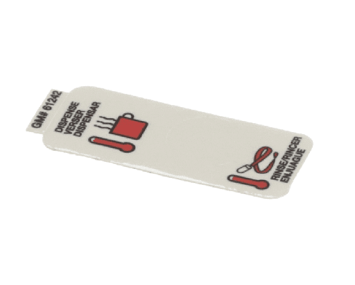[61242] Crathco 61242 Label, Flush ON/OFF