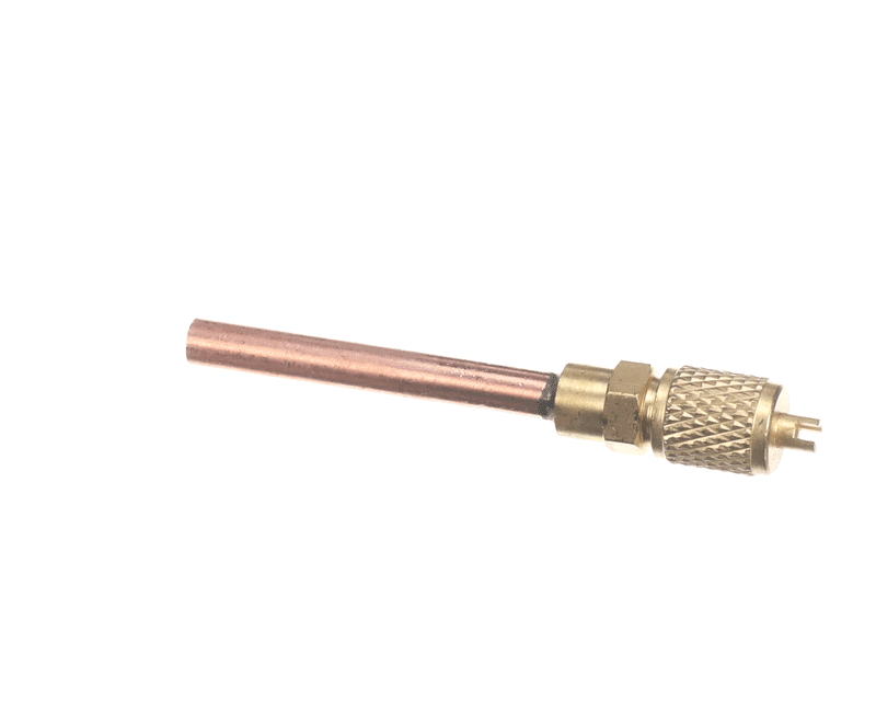 Crathco W0650501 Access Valve, 1/4", Schrader, Refrigerator, AC, 2" Ext End