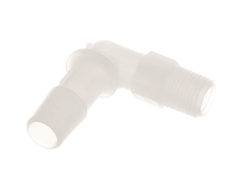 Crathco 61317 Elbow, 90 Degree Fitting, 1/8" Outside NPT x 3/8" Barb